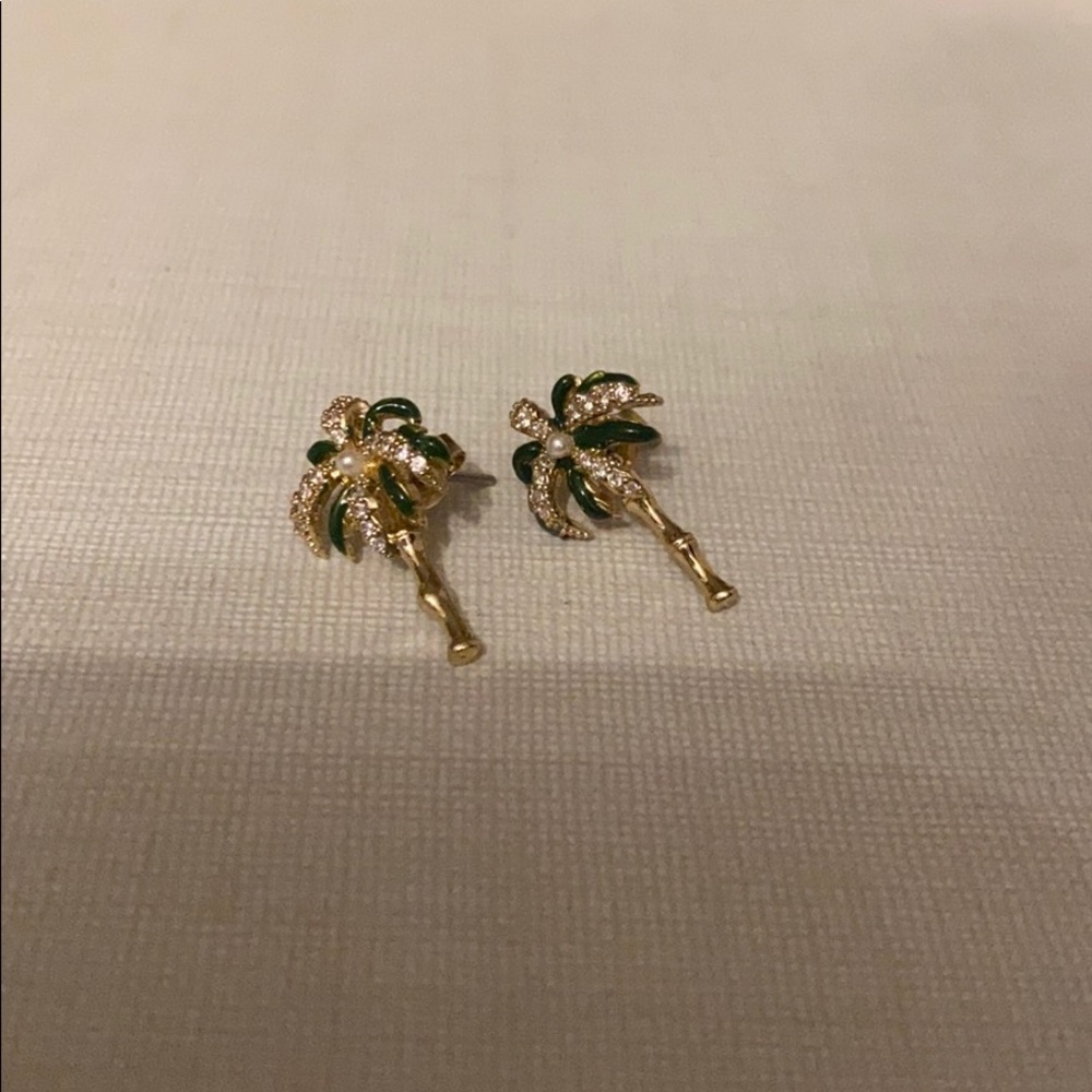 Palm tree earrings